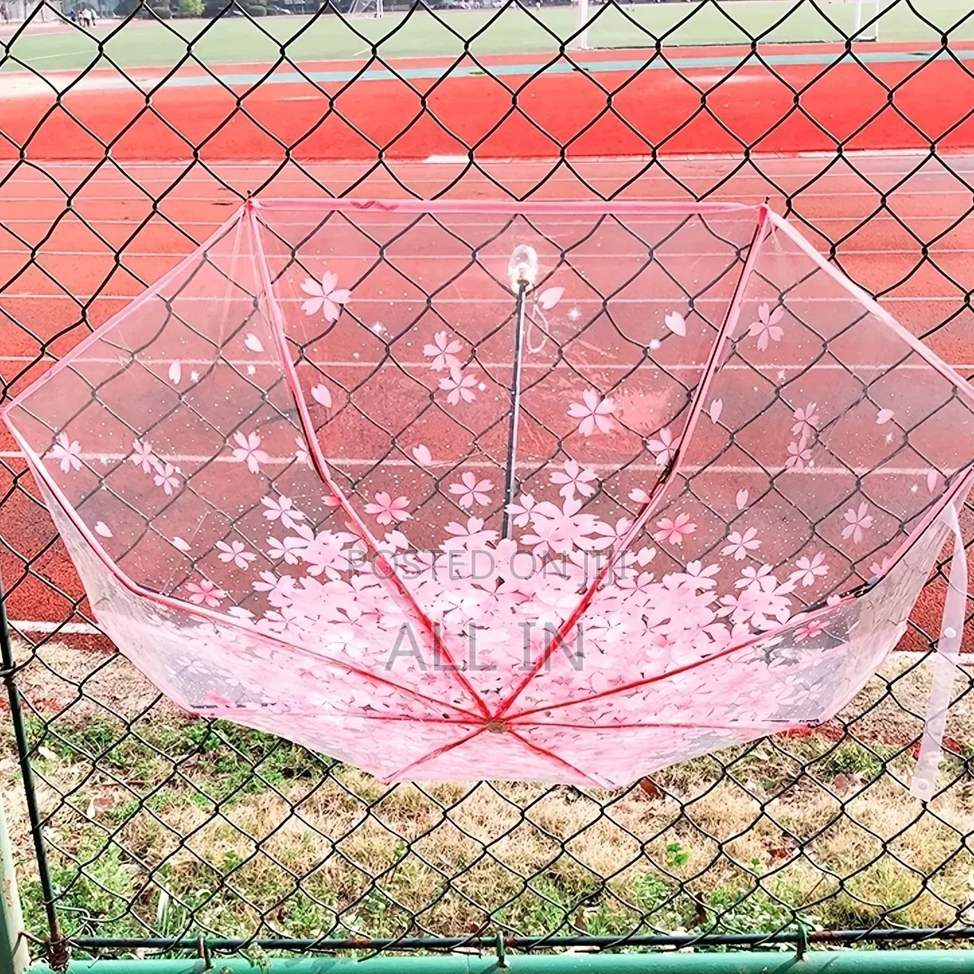 Transparent Flower Design Umbrella 1350