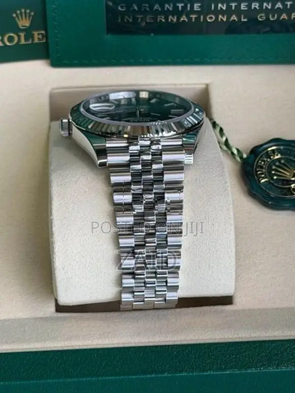 Rolex Datejust 41 Ombre Green Jubilee Swiss Eta Mens Watch