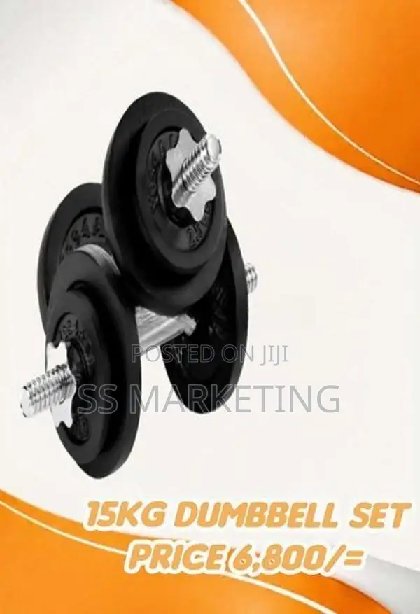 New Dumbbell Weight Plate Full 30Kg Set 10/20/12/30/16/40/50Kg