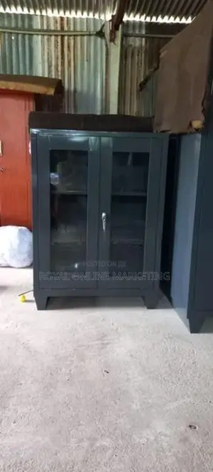 Half Glass Office Cupboard (M-21)