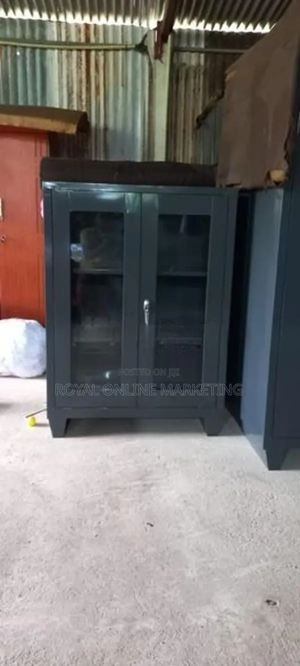Half Glass Office Cupboard (M-21)