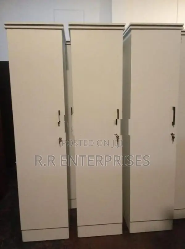 New White One Door Persenol Cupboard