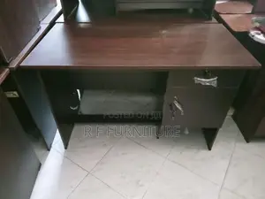 Melamine Writing Table with Cupboard 4 by 2