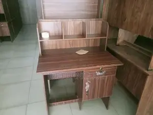 Melamine Rack with Writing Table Cupboard