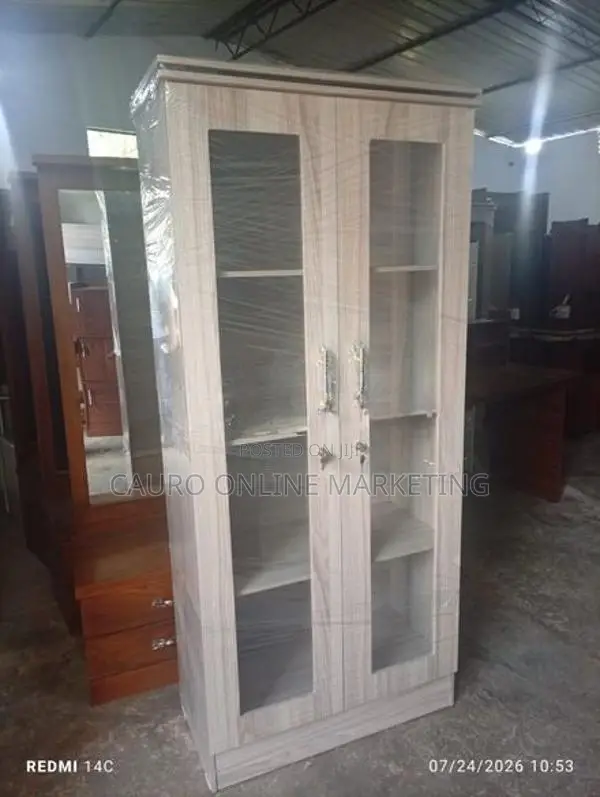 New Melamine 2 Door Office Cupboard