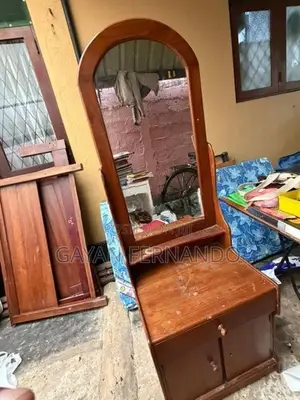 Teak Mirror Dressing Table