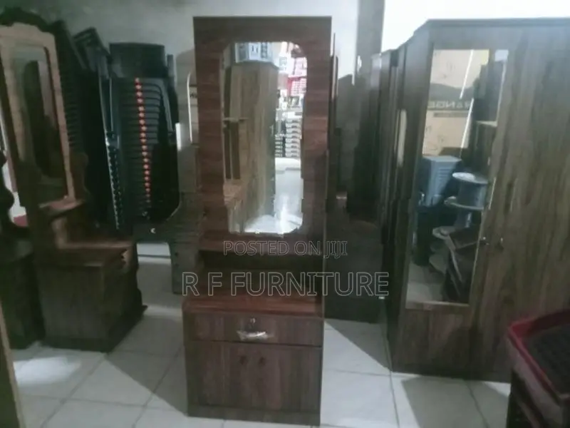 Melamine Dressing Table with Cupboard