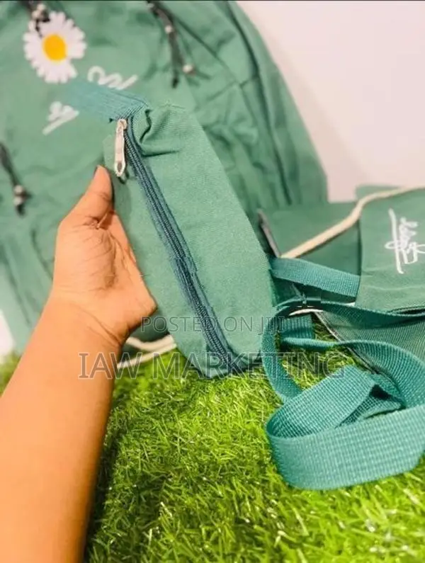 Girls Bag Pack Dark Green