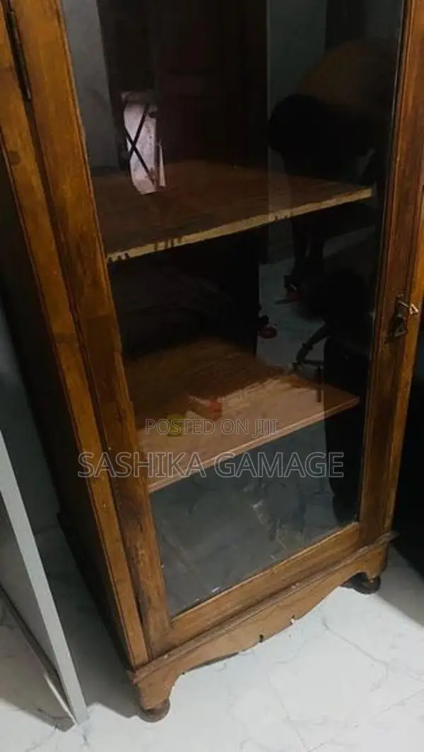 Solid Jackwood Display Cabinet