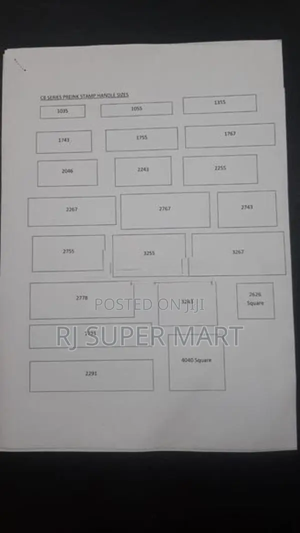 Office Rubber Stamps