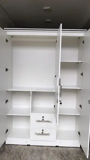 MODERN 3D AMERICAN WHITE CAMILIYA WARDROBE