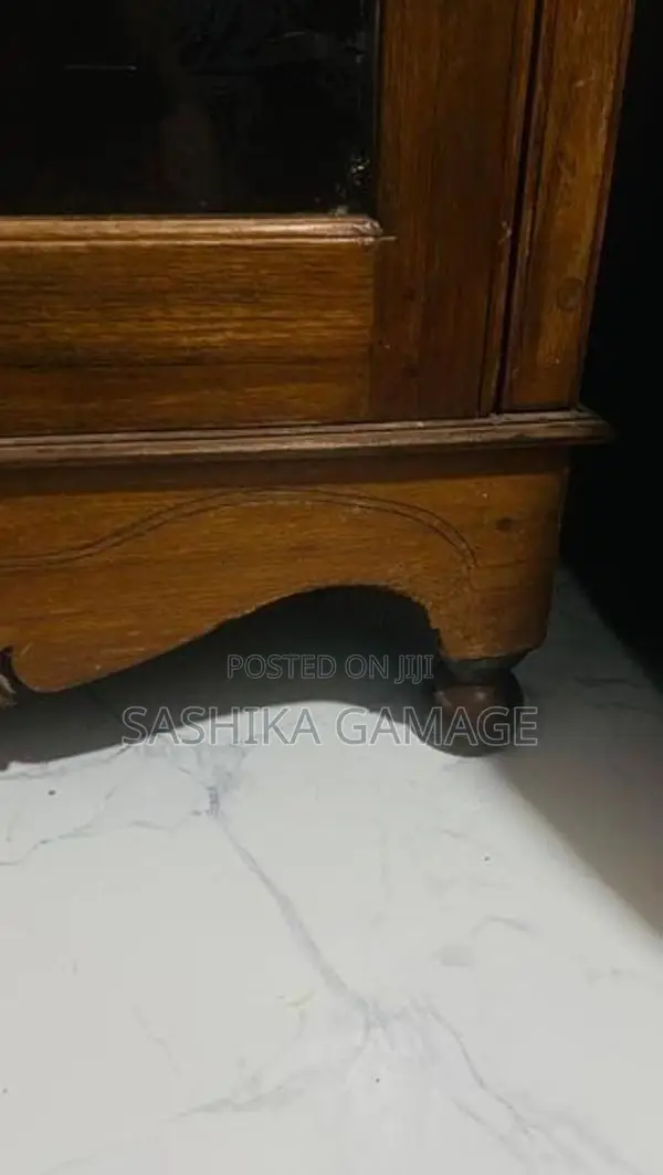 Solid Jackwood Display Cabinet