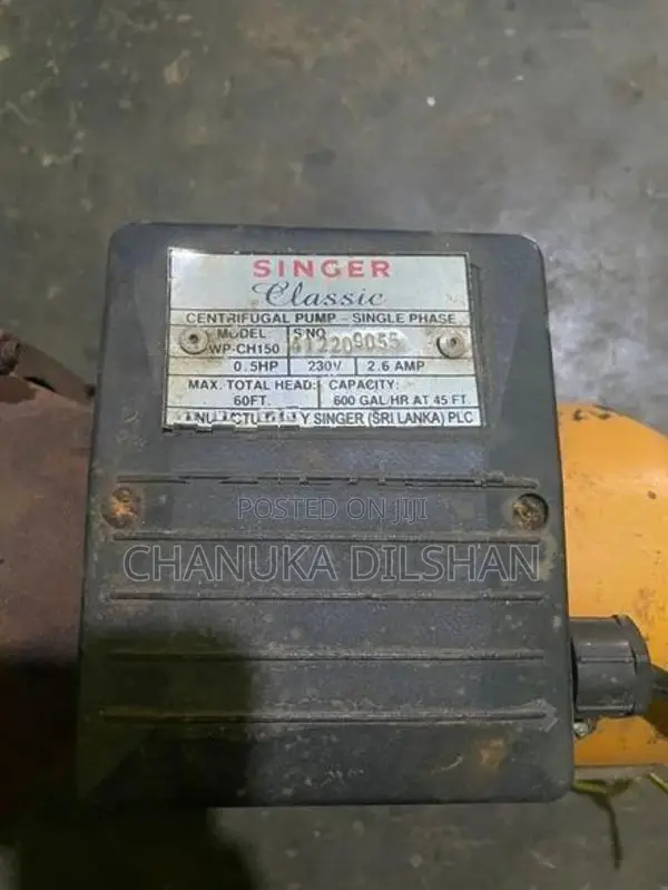 Singer Water Pump