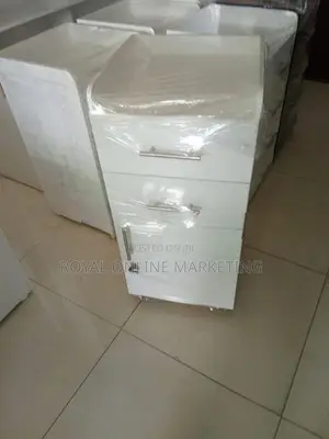 White Bed Side Cupboard (H-22)