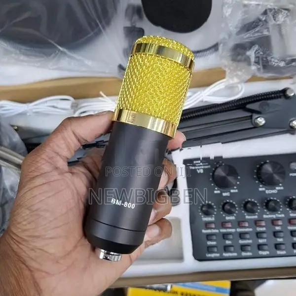 V8 Live Sound Card BM800 Mic Full set