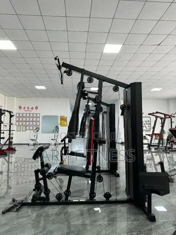 Home Gym with Leg Press Machine