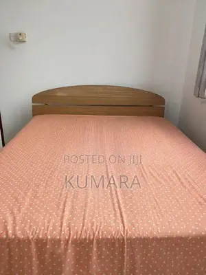 bed with mattress