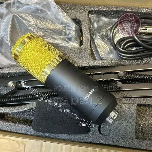 F998 Live Sound Card BM 800 Mic Full Set