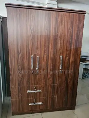New Melamine 3 Door Cupboard 6*4 Ft Wardrobe Large