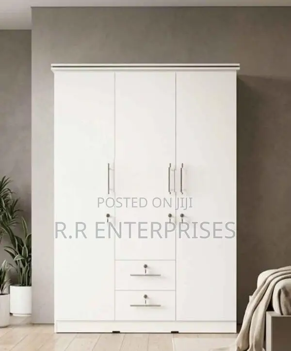 New 3D White Melamine Wardrobes