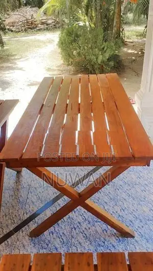 Restaurant Outdoor Wooden Dining Set