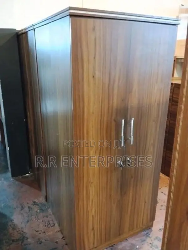 New 2 Door Brown Melamine Wardrobes