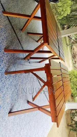 Restaurant Outdoor Wooden Dining Set