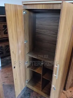 New 2 Door Brown Melamine Wardrobes