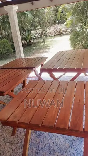 Restaurant Outdoor Wooden Dining Set