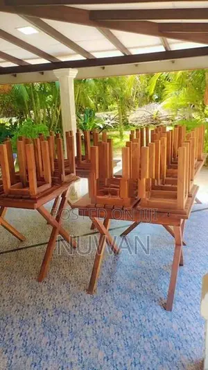 Restaurant Outdoor Wooden Dining Set