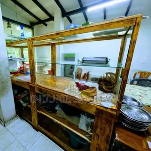 Hotel Cashier Counter with Display Showcase