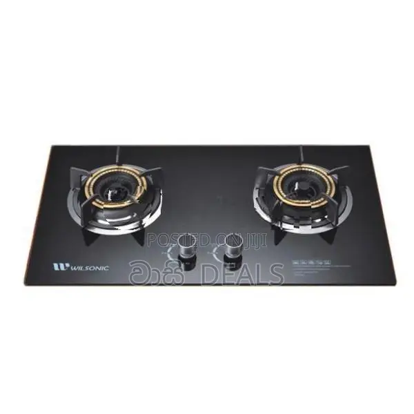 Wilsonic 2 Burner Tempered Glass Hob
