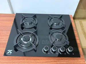 ZESONIC 4 BURNER TEMPERED GLASS HOB