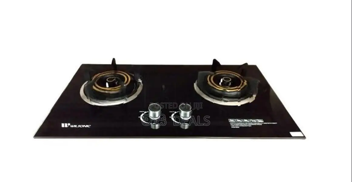 Wilsonic 2 Burner Tempered Glass Hob
