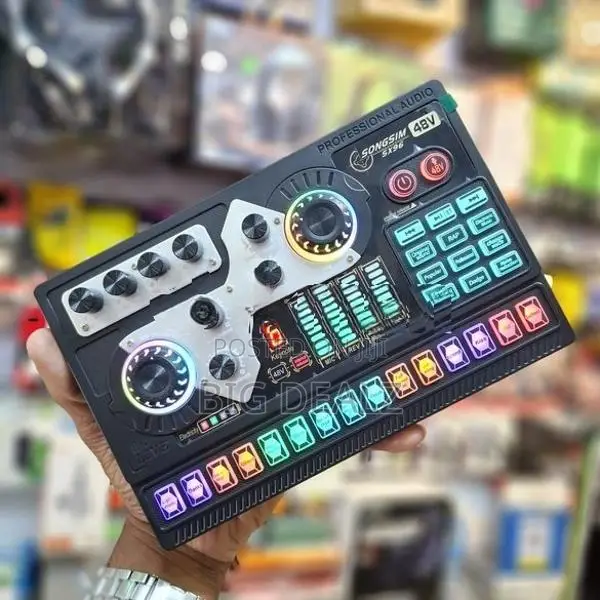V90 Live Sound Card BM800 Mic Full Set
