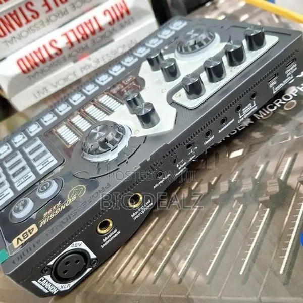 V90 Live Sound Card BM800 Mic Full Set