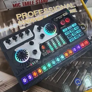 V90 Live Sound Card BM800 Mic Full Set