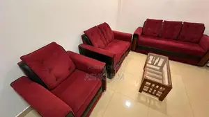 3+2+1 Sofa Set with Glass Top Coffee Table