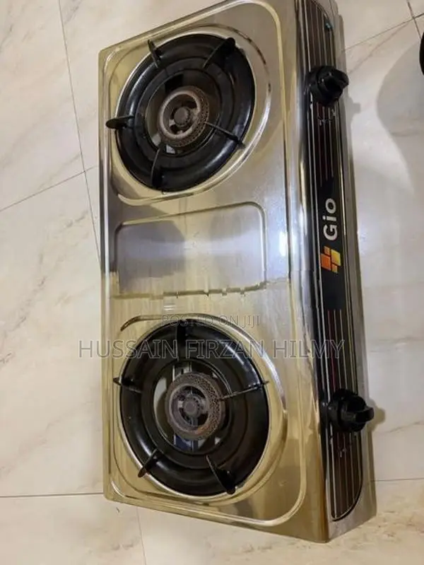 Gio 2-Burner Stainless Steel Gas Stove