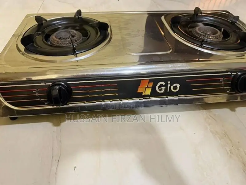 Gio 2-Burner Stainless Steel Gas Stove