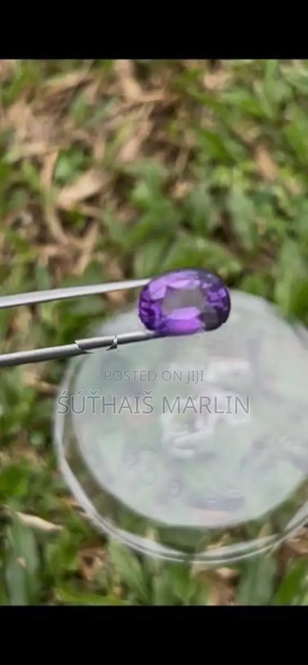 Natural Gem Stone with Rings