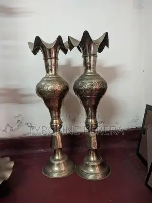 Antique Brass Vase