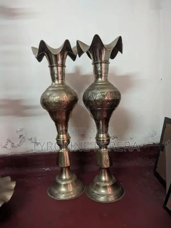 Antique Brass Vase