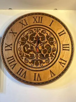 Wooden Mahogany wall clock