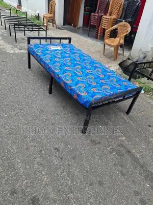 Single Bed with Double Layer Mattress