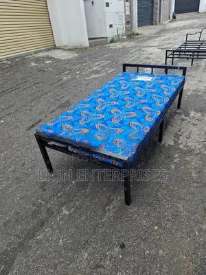 Single Bed with Double Layer Mattress