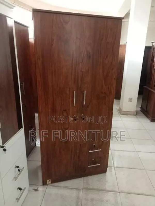 Melamine 2 Door Cupboard with Locker