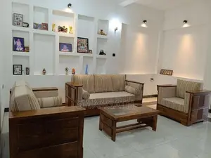 Premium Solid Teak Sofa Set ( 3+2+1) With Coffee Table - BRANDNEW