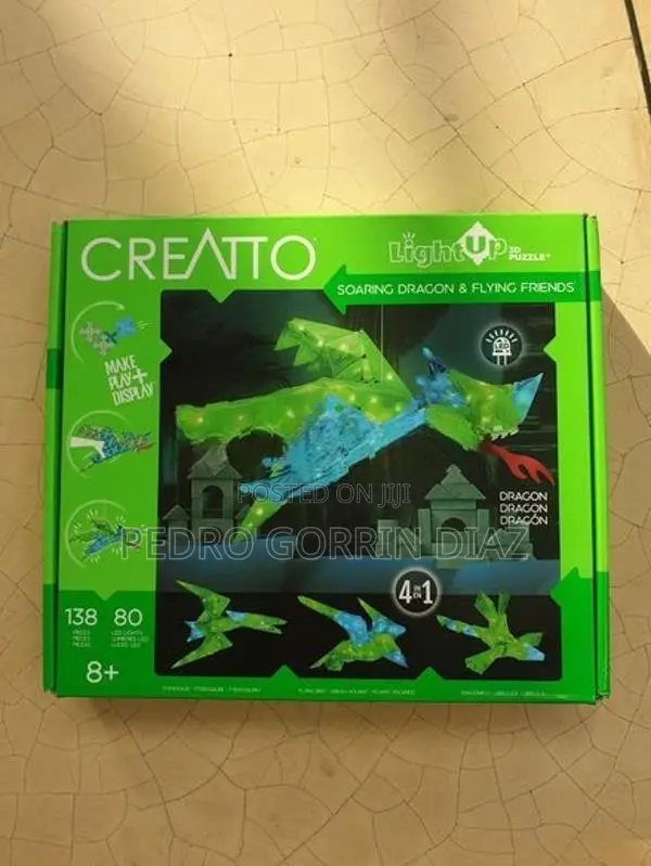 Creatto Soaring Dragon 3D Light Up Puzzle