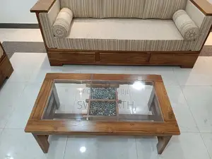 Premium Solid Teak Sofa Set ( 3+2+1) With Coffee Table - BRANDNEW